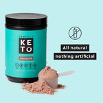 Keto Collagen Powder - Chocolate - 12.13oz