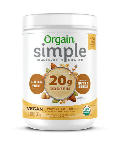 Organic Protein Powder - Peanut Butter - 1.25lbs