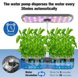 Hydroponics Growing System - 12 Pods - Water Indicator