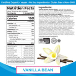 Organic Protein Powder - Vanilla Bean - 32.3oz