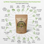 Vegetable Seeds - 25 Pack